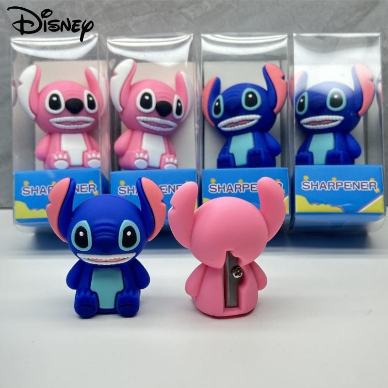 

24pcs Disney Stitch Pencil Sharpeners Lilo & Stitch Cartoon Student Sharpening Tools Stationery Kids School Supplies Wholesale