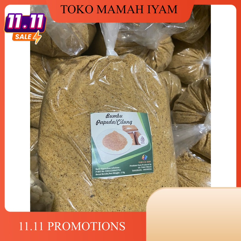 

BUMBU PAPEDA/ CILUNG GURIH 1KG/ BUMBU CILUNG SUPER GURIH WANGi BAWANG