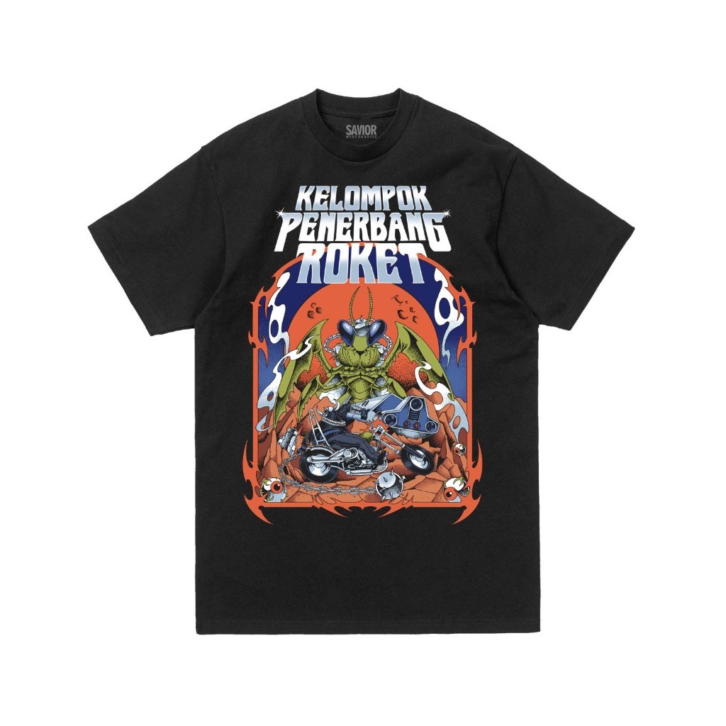 【ORI】 ORIGINAL T SHIRT KELOMPOK PENERBANG ROKET - " MUTAN BERNYALI BESAR " RELEASE BY SAVIOR MERCH -