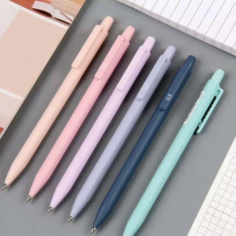 

6pcs/set Automatic Pencil for Writing 0.5mm Mechanical Pencil School Supplies Fashion Macaron Stationery Writing Supplies