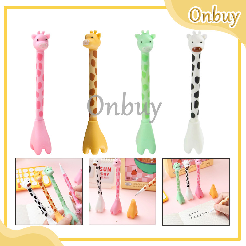 

Pulpen Gel Motif Animal Giraffe Bolpoin Gel Motif Jerapah