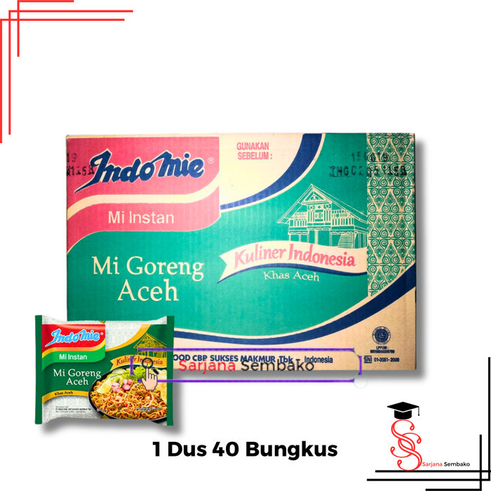 

Indomie Goreng Aceh - 1 Dus 40 Pcs