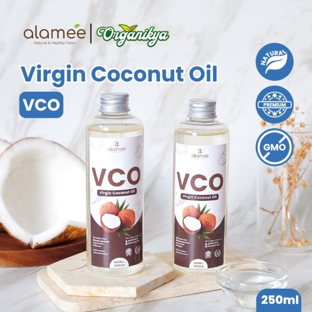 

ALAMEE Virgin Coconut Oil Minyak Kelapa Murni Extra VCO Asli Dapat Diminum Organik Masak Minum organikya