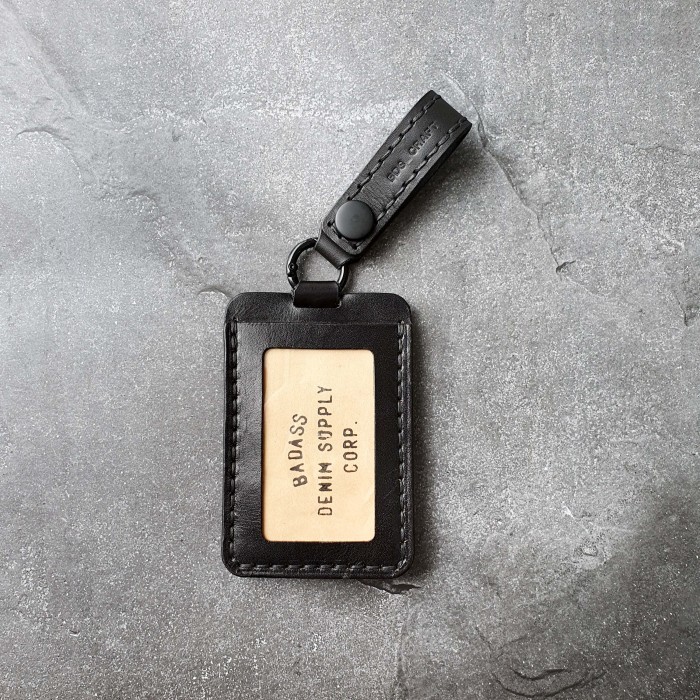 

BDS - Kingpin - Leather Belt Clip ID Holder - BLACK