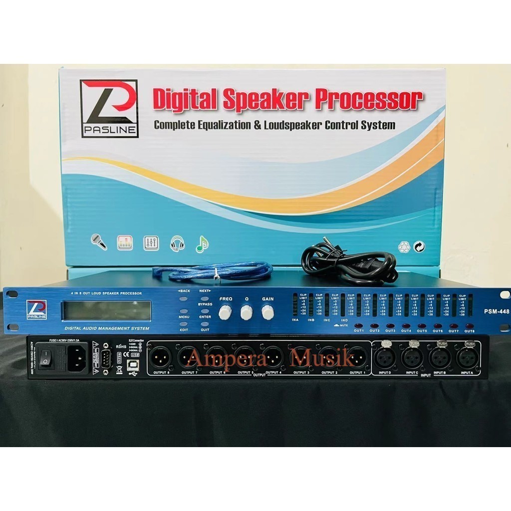 PASLINE PSM-448 / PSM448 / psm448 DIGITAL SPEAKER PROCESSOR