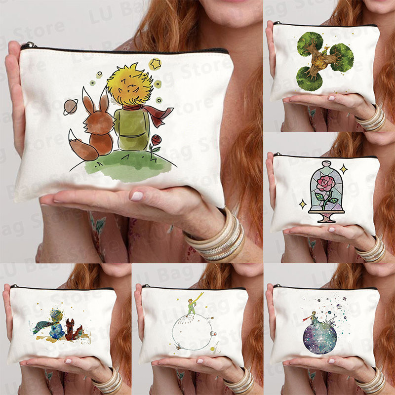 

Little Prince Children Travel Bag Luxury Cosmetic Pouch Cartoon Lipstick Bag Toiletry Organizer Necessarie Feminina Cosmetics