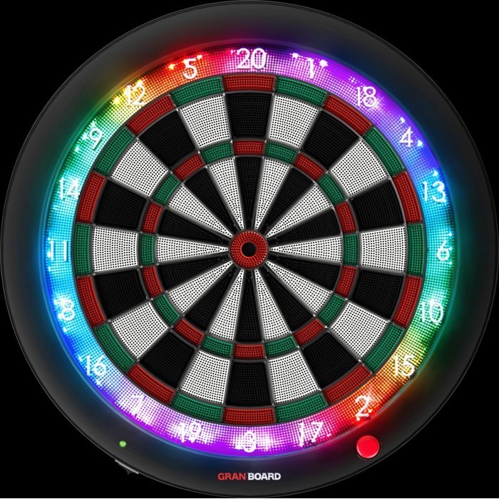 BARANG TERLARIS Darts Board Soft Tip Digital Gran Board 3S Green