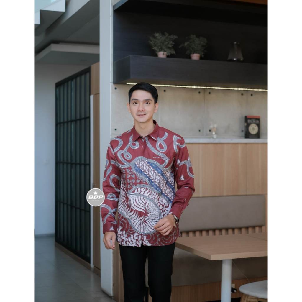 Kemeja Pria Slimfit - Kemeja Batik Slimfit - Kemeja Batik Premium'