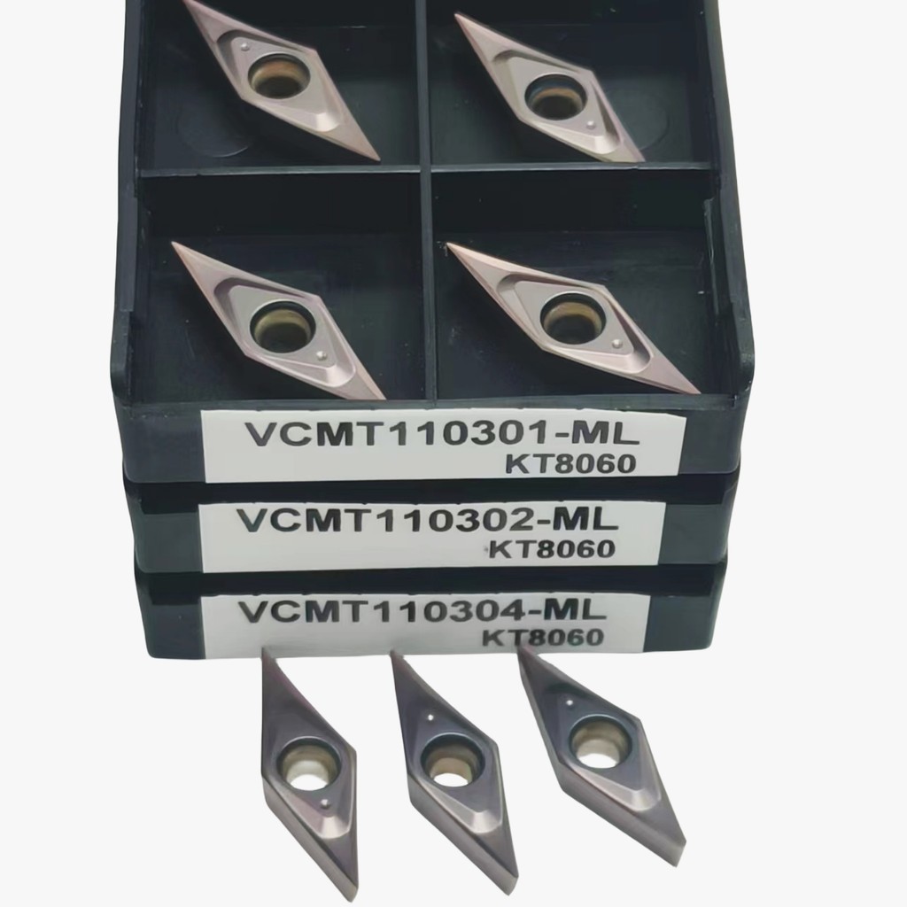 

10PCS hard alloy VCMT110304 VCMT110302 VCMT110301-ML KT8060 Carbide Turning Tools End Milling Cutter VCMT 110302 110301 110304