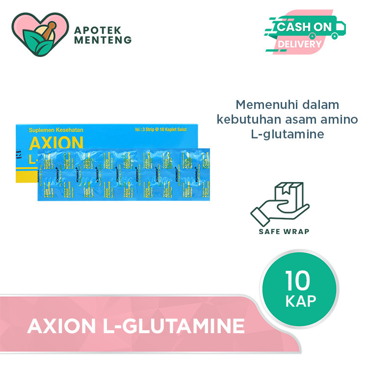 Axion L-Glutamine 10 Kaplet - Menjaga Kesehatan Tubuh