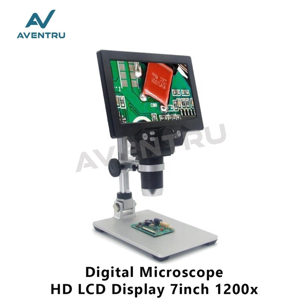 Digital Microscope 7 inch HD LCD display electron microscope 1200X