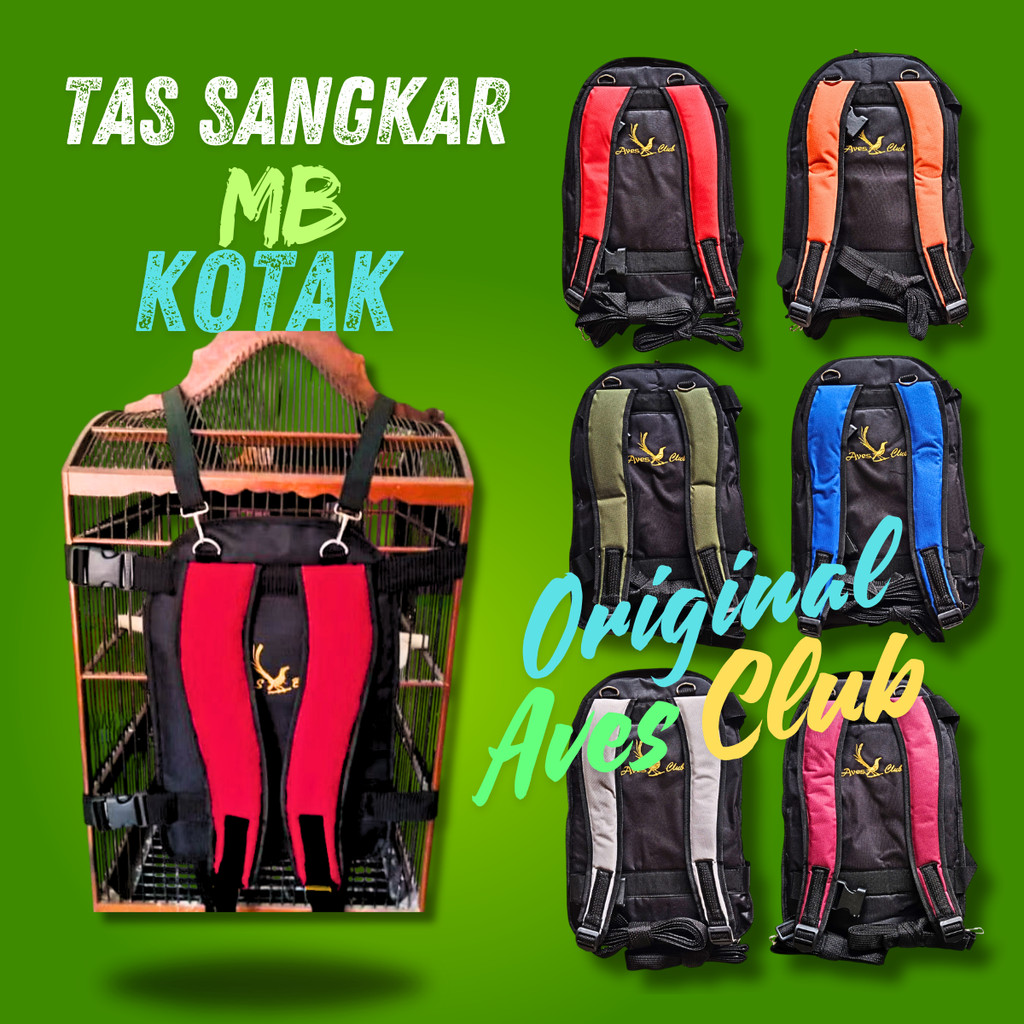 Tas gendong sangkar murai & kotak Aves