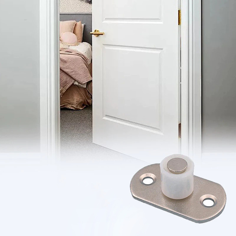 2pcs Roda Bawah Rel Pintu Sliding Penahan Geser Sliding Stainless Steel