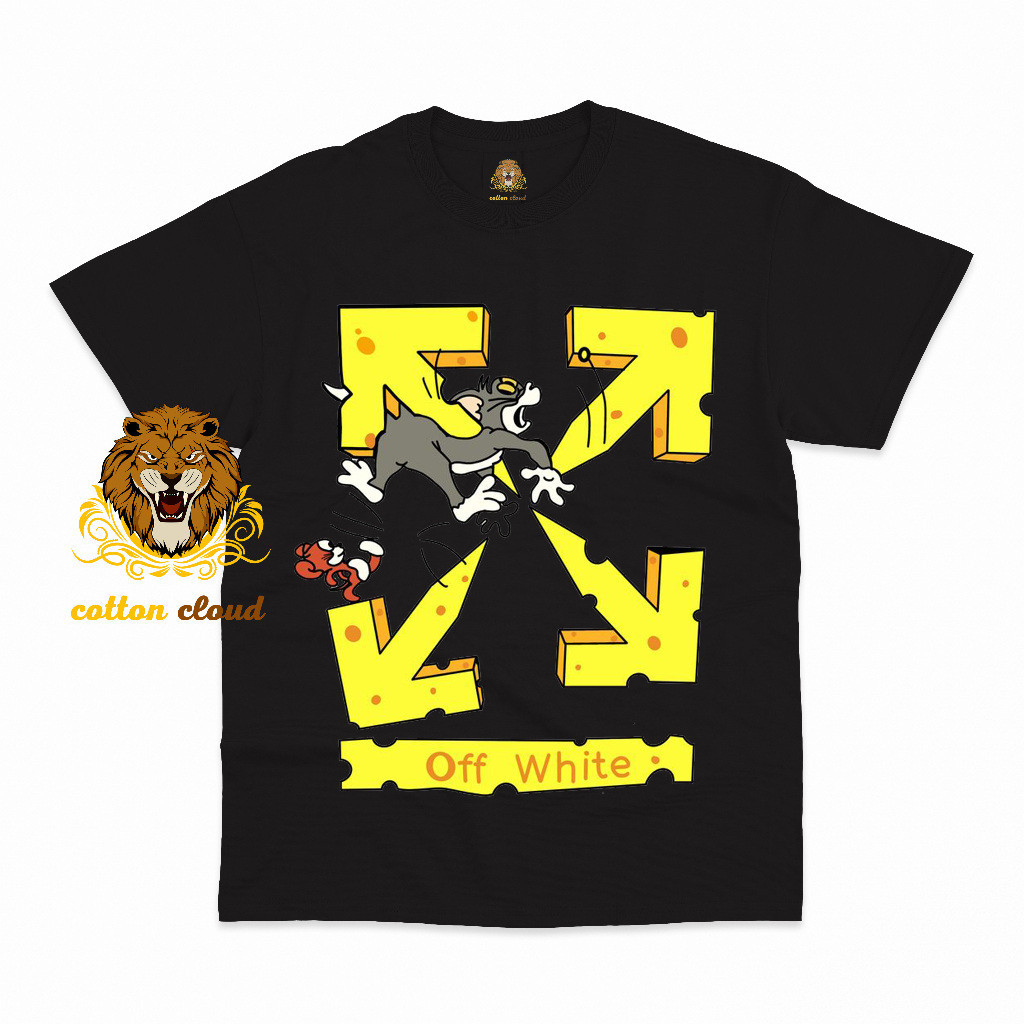 KAOS DISTRO ANAK / KAOS ANAK TOM & JERRY OFF WHITE SERIES 1-12 TAHUN