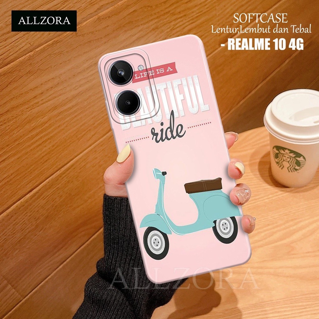 Case Realme 10 4G 2022 Terbaru - Fashion Case VESPA - Casing Hp Realme 10 4G 2022 Terbaru - Kesing H
