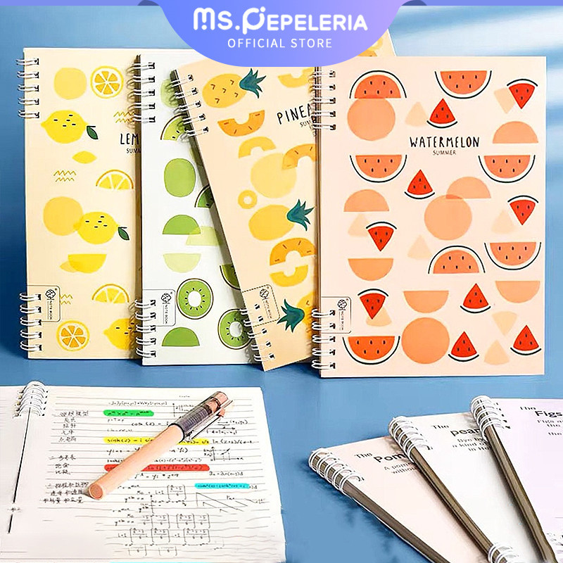 

Buku Tulis Ukuran A5/B5/A5/B5 notebook/Buku Tulis Ring A5 /Notebook A5/Buku Tulis Sekolah isi 60 lembar-Ms.Pepeleria
