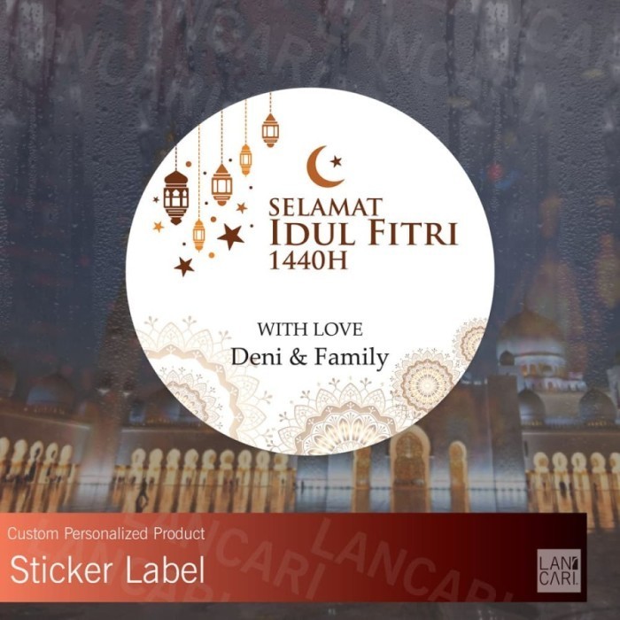 

Stiker Label Ramadan Bulan Puasa Ramadhan amplop custom snack sticker, Label Idul Fitri Ramadhan