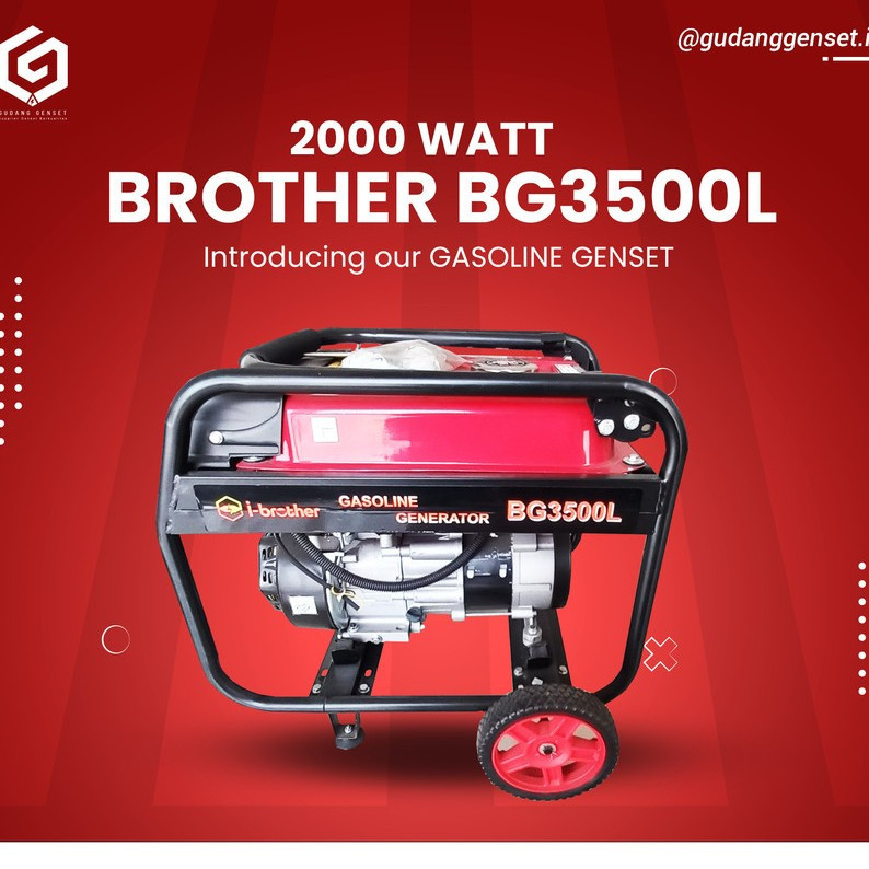 Genset | 2000 Watt | Bensin Brother BG3500L Murah