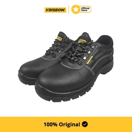 Krisbow Sepatu Safety Shoes Argon 4 Inchi Ukuran 45- Hitam