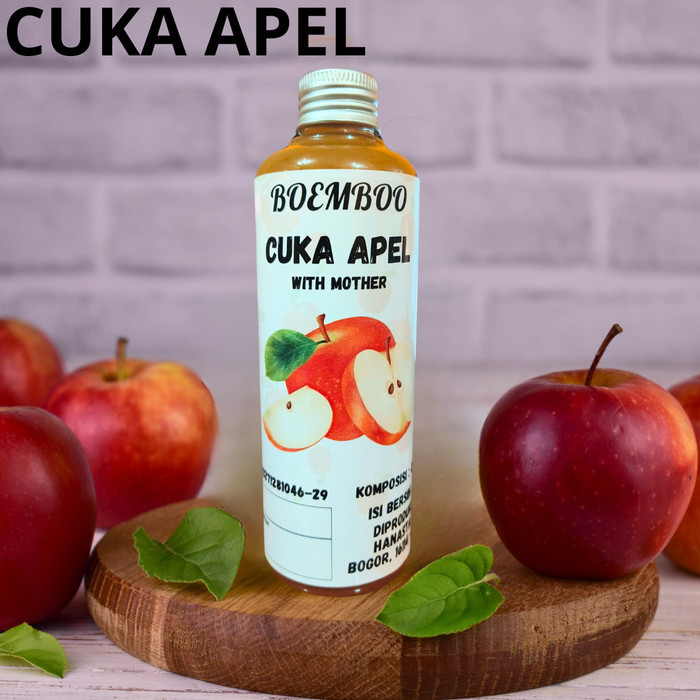 

CUKA APEL WITH MOTHER 250 ML Apple Cider Vinegar - UNTUK MENGURANGI ASAM URAT DAN KOLESTEROL - Diet Detoks