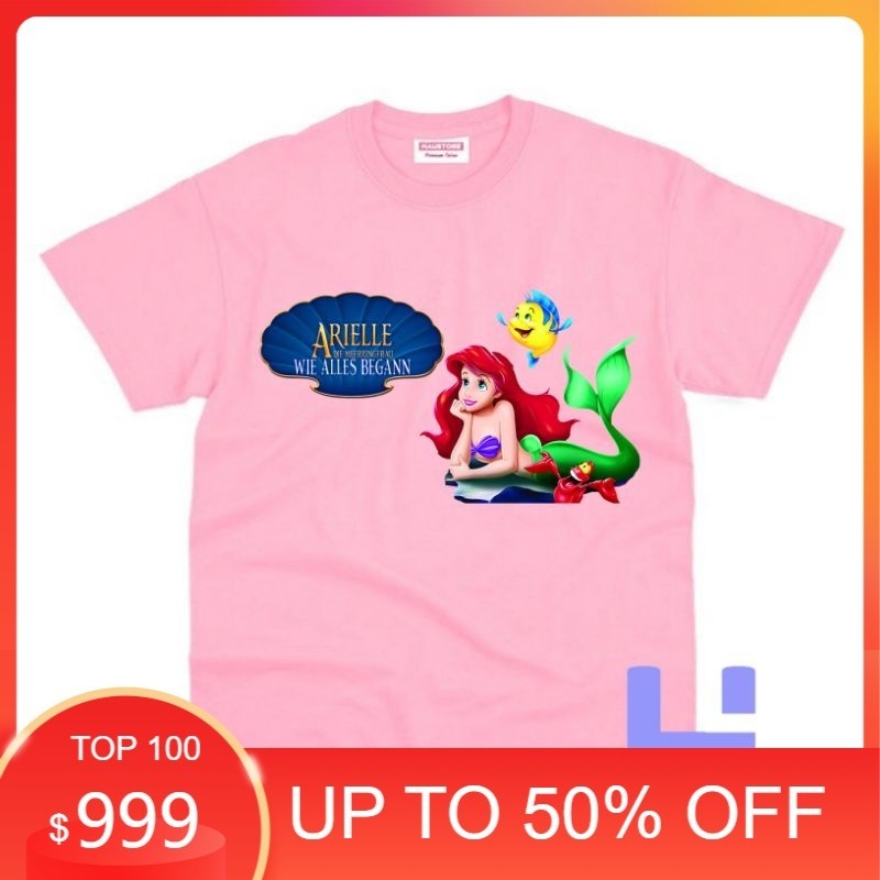 BAJU ANAK KAOS ANAK ARIEL THE LITTLE MERMAID