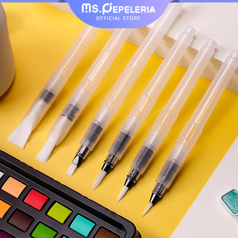 

Kuas Cat Air Lembut Untuk Melukis /sikat kaligrafi cat air/Kuas Lukis Cat Air / Watercolour / Water Brush Pen - Ms.Pepeleria