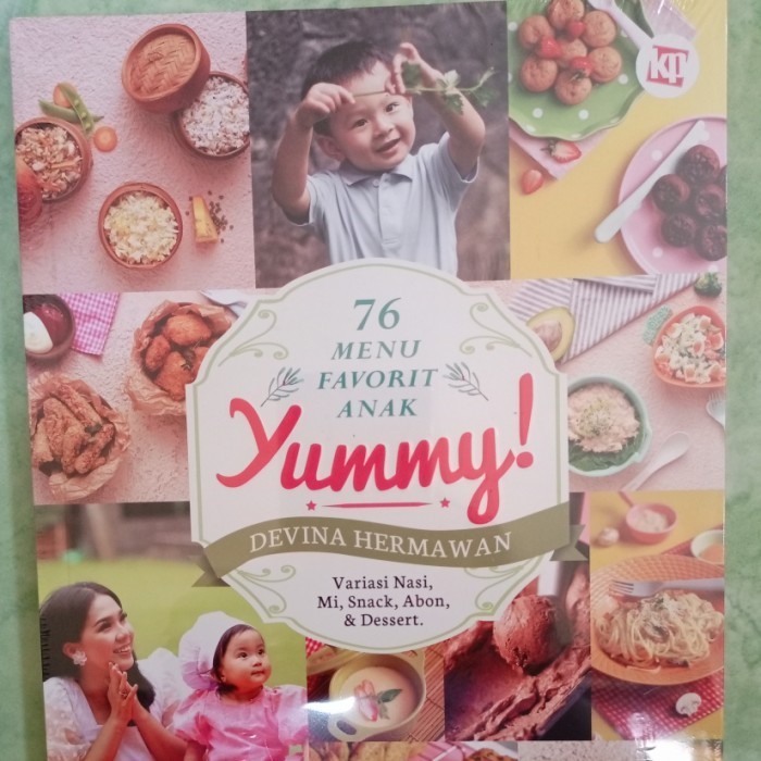 Terlaris ✨ -buku resep 76 menu favorit anak Yummy - Devina Hermawan (ready stock)