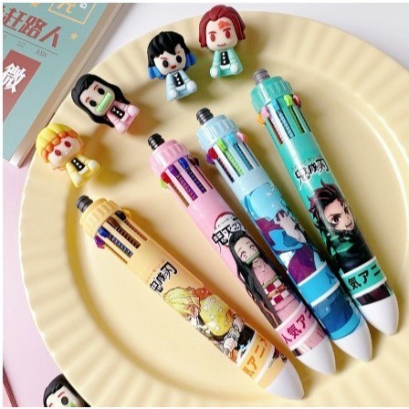 

Pen Mekanik 10 Warna Pulpen Cetek 10 Warna Demon Slayer