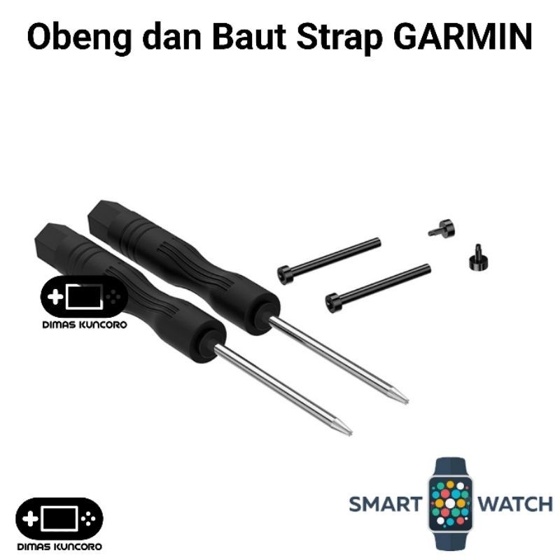 RAVE Obeng dan Baut Strap GARMIN fenix 5 5s 5x 6 6s 6x 7 7s 7x solar plus pro sapphire Original