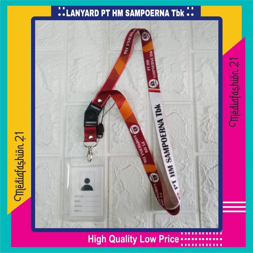 Lanyard ID Card / Tali Gantungan ID Card PT HM SAMPOERNA Tbk - Free Strap Flashdisk