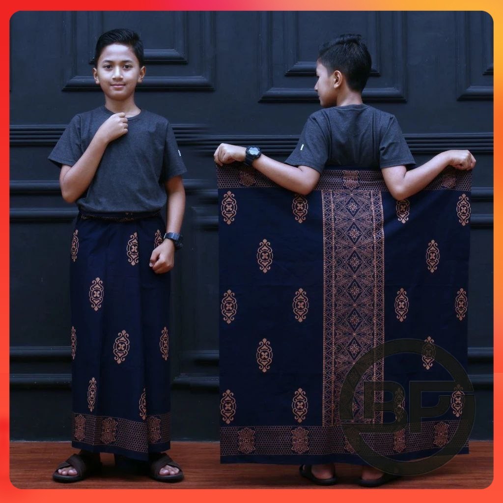 Sarung anak laki laki 7-10 tahun / Sarung batik anak / Sarung anak sd motif wayang/ Sarung Remaja / 