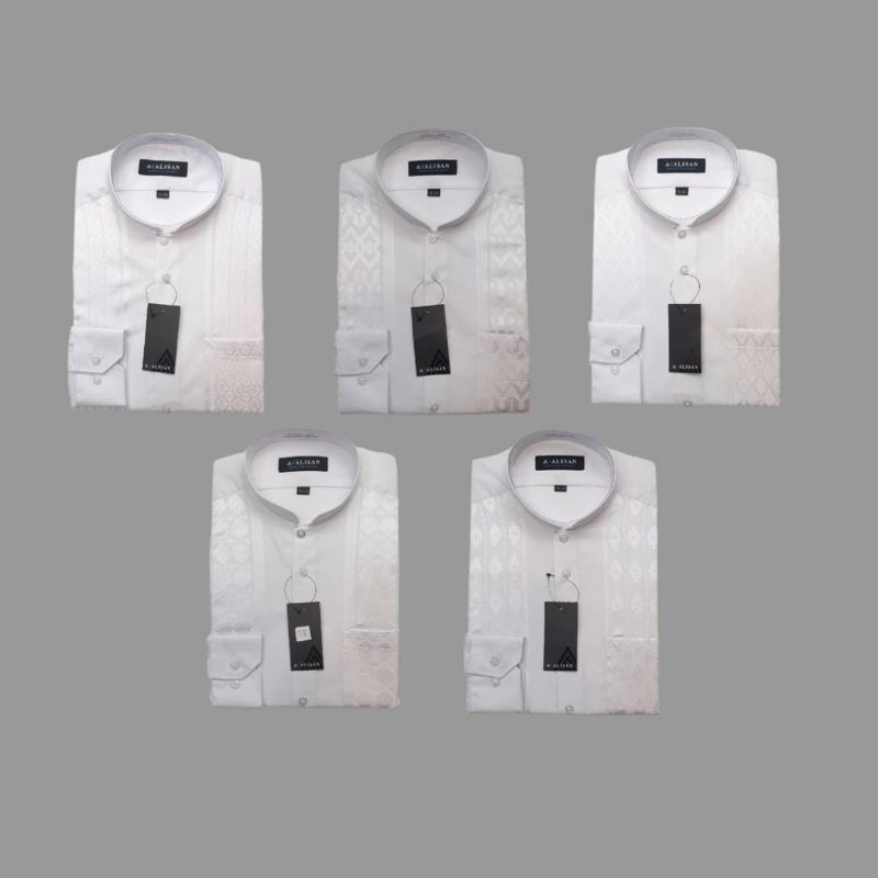 ALISAN Baju KOKO ALISAN Bordir Lengan Panjang Original Terbaru