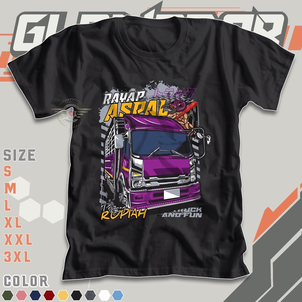 KAOS TRUK PEJUANG RUPIAH RAYAP ASPAL | Baju Truck Oleng Rebecca Series | Driver Muda Indonesia Cante