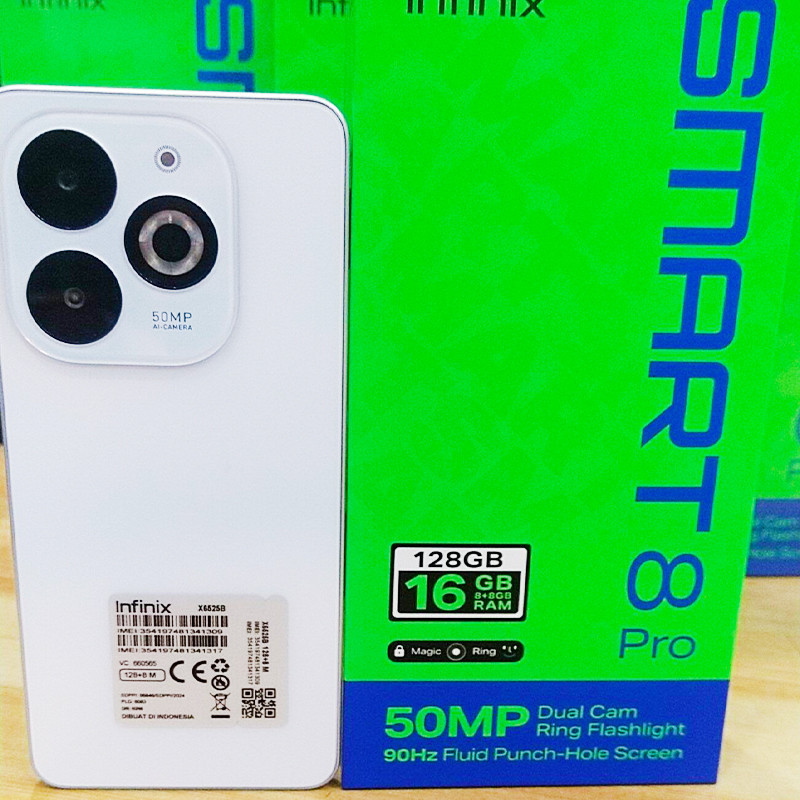 Infinix Smart 8 Pro Ram 4/256GB | Ram 8/128GB ( Second )
