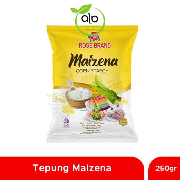 

TEPUNG MAIZENA ROSE BRAND 250GR CORN STARCH PATI JAGUNG - ALO Fresh Food