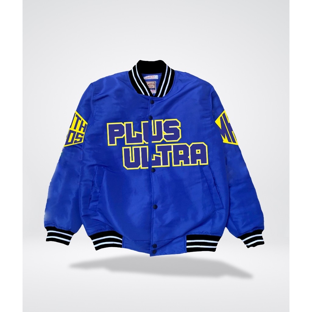 JAKET VARSITY EVOS MY HERO ACADEMIA "PLUS ULTRA" COACH TERBARU TAHUN 2024 RRQ ONIC EVOS ALTEREGO ECH