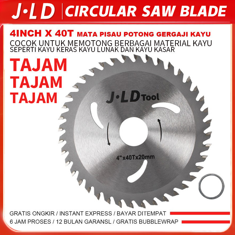 JLD tools 20mm 4inch tool kualitas tinggi  Mata Pisau Potong Gergaji Kayu  grinda mata kayu saw mata