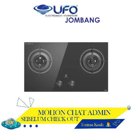 EHG7230BE Electrolux Kompor Gas 2 Tungku Tanam UltimateTaste 300