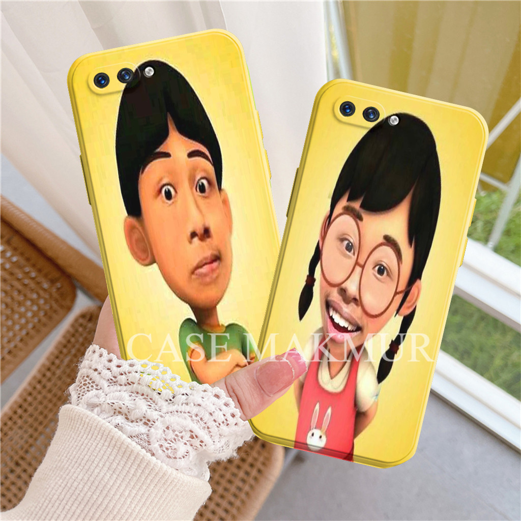 Softcase OPPO A3s / A5 / A1K / C2 / C1 - Couple Cute - ProCamera Lentur