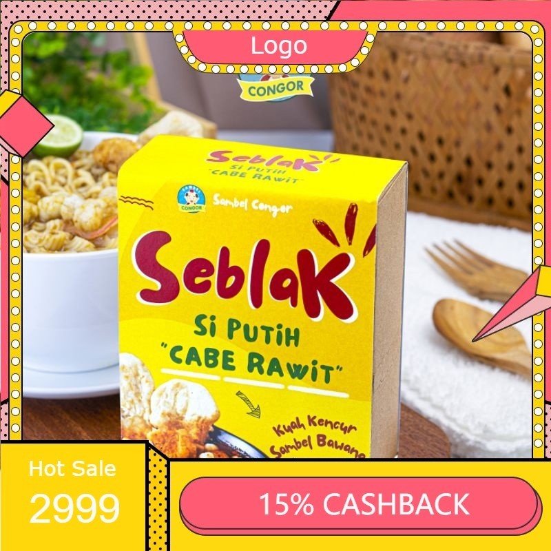 

Seblak Si Putih Cabe Rawit ala Sambel Congor INSTAN TERMURAH