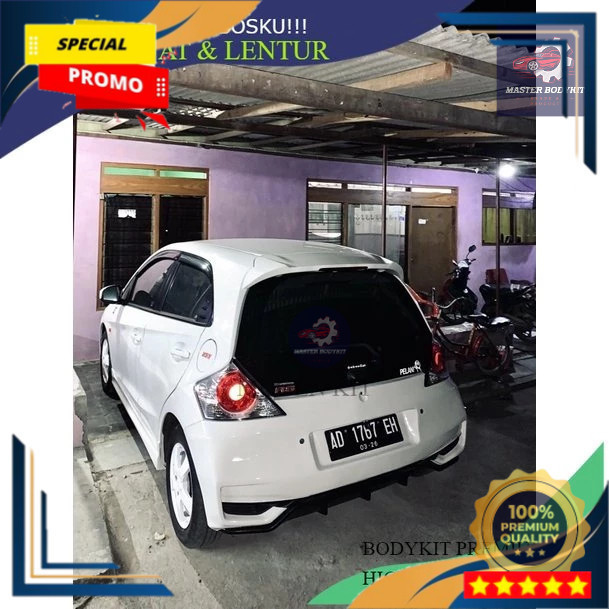 BEMPER BELAKANG BRIO GK5 & SIDEKIRT BRIO RS 2012-2017