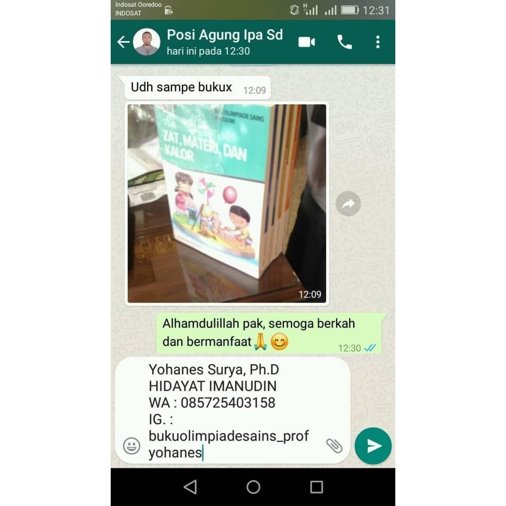 Terlaris ✨ -BUKU OLIMPIADE SAINS SD IPA (Tim Prof. Yohanes Surya, Ph.D)