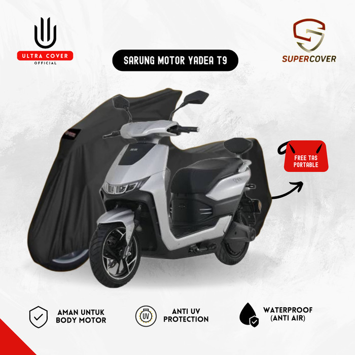 Sarung Motor Listrik Yadea T9 Super Cover Waterproof Premium Outdoor