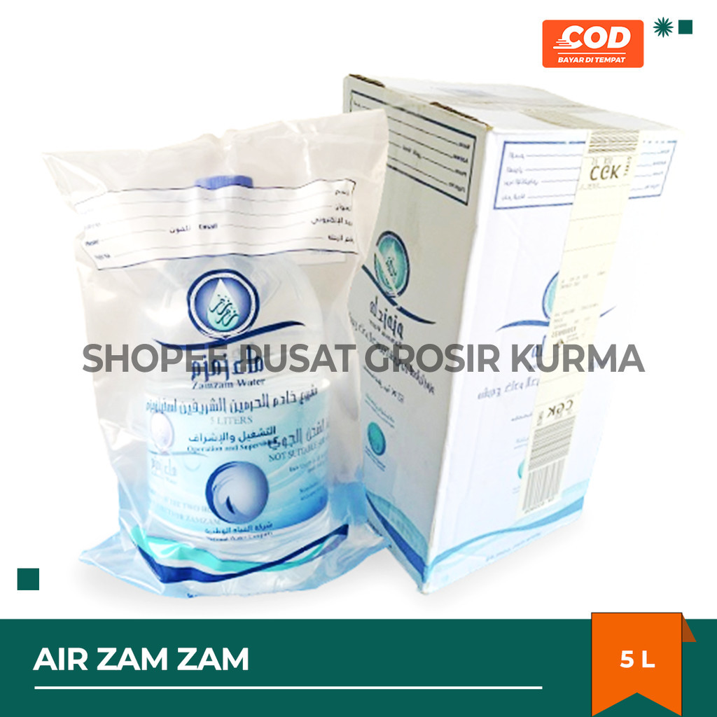 

AIR ZAMZAM / AIRZAMZAM 5 LITER ASLI 100% ORIGINAL BUKAN AIR OPLOSAN / AIR ZAMZAM OLEH OLEH HAJI 5LITER
