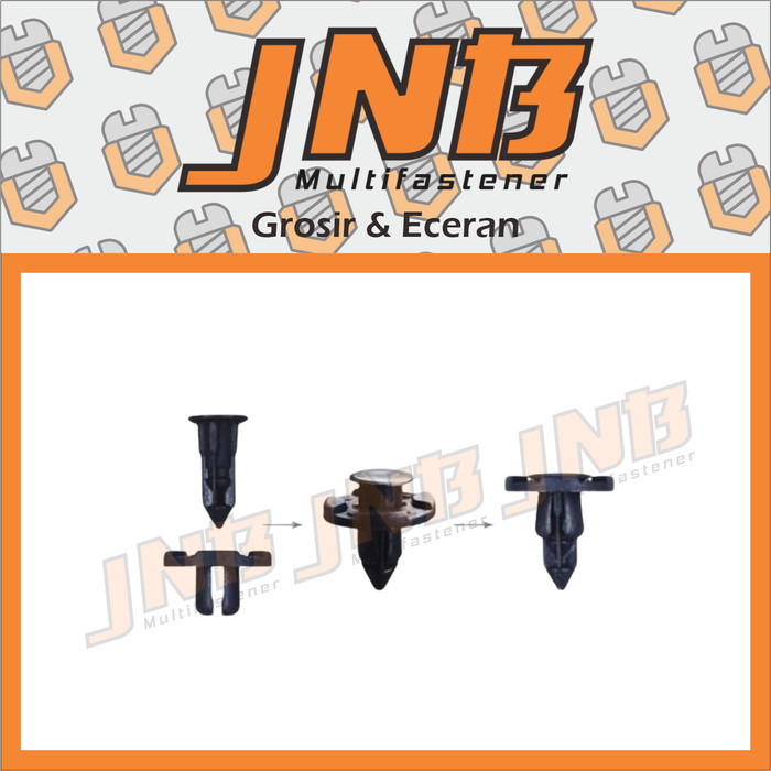 Klip Kancing Bumper Avanza Xenia Agya Ayla Terios Rush Xtrail Universal Rivet Kancing Klip Plastik B