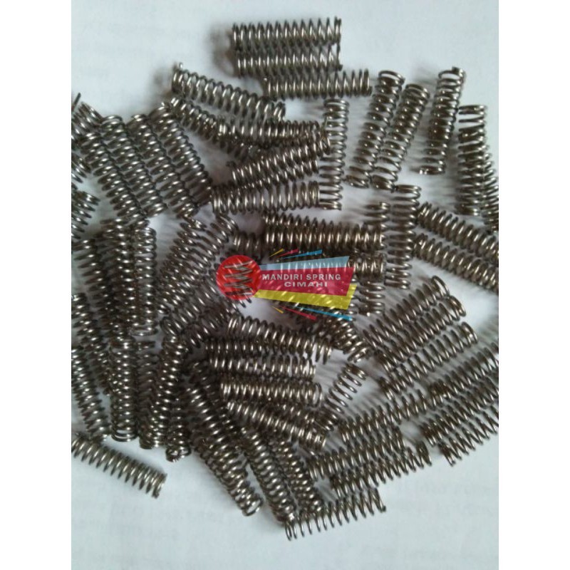 Per Spring Tekan 08 mm Stainless Panjang 24 mm