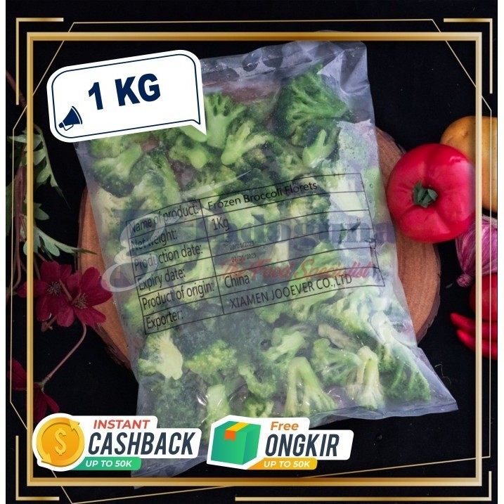 

BROCOLLI FLORETS/ BROKOLI FROZEN 1 KG