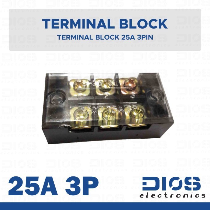 Terminal Block 25A - 3 PIN