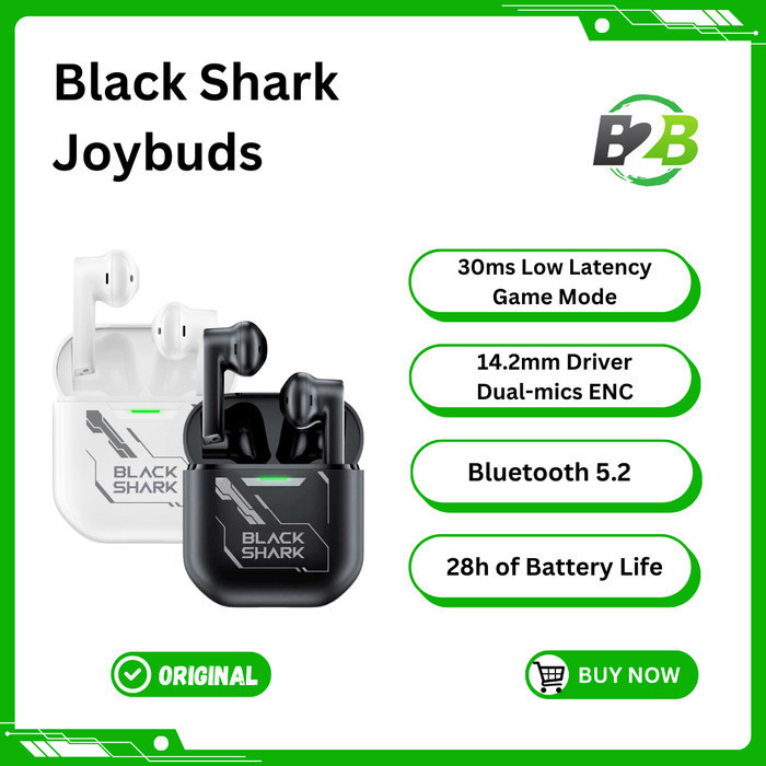 Black Shark JoyBuds TWS Bluetooth Gaming Earphones