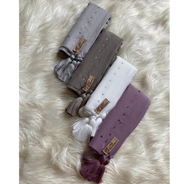 Terlaris ~Kerudung Segi Empat Baby Paris Mutiara by R139 Hijab  Kekinian Hijab Premium Hijab Terbaru